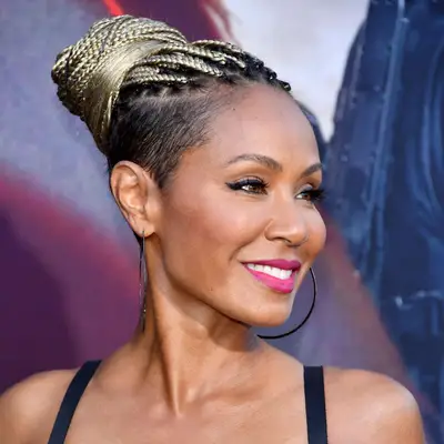 jada pinkett smith with undercut and box braids