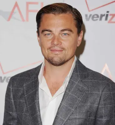 Leonardo DiCaprio in a deep side part at the 2011 AFI Awards Luncheon in Los Angeles