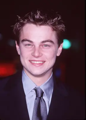 Leonardo DiCaprio with spiky hair at the 