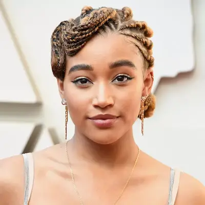 Warm Blonde Hair Color Amber Amandla Stenberg