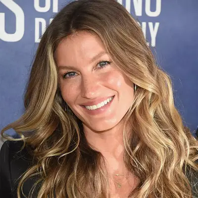 Gisele Bundchen with long layered hair