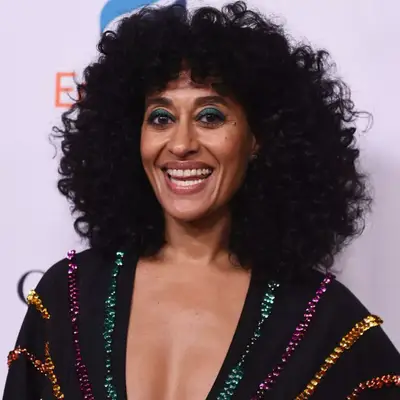 Tracee Ellis Ross with voluminous curly hair