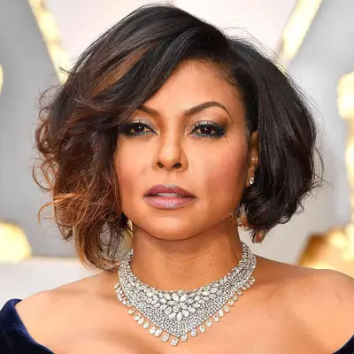  Taraji P. Henson wears an a-line bob with lots of back combed volume at the roots for a retro glam look