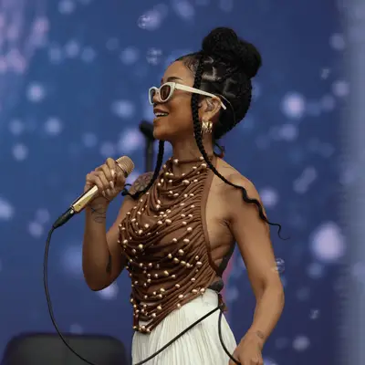 large box braids with bun