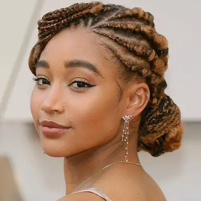 Chocolate Brown Hair Finger Waves Amandla Stenberg