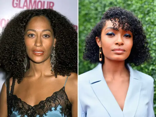 Tracee Ellis Ross and Yara Shahidi with 90s Bob Hairstyle