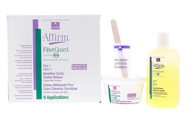 Avlon Affirm Fiberguard Sensitive Scalp Relaxer 9 Kit