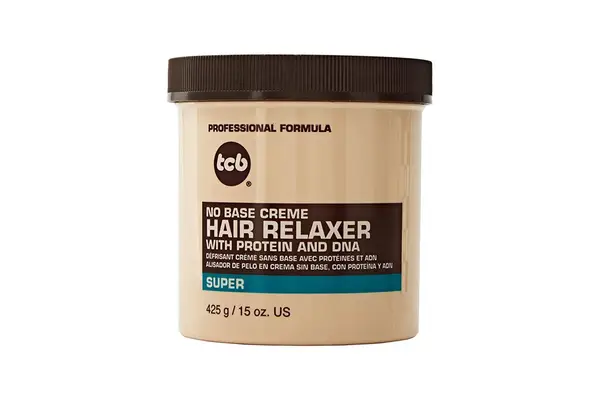 TCB No Base Creme Hair Relaxer with Protein and DNA Super 15.oz