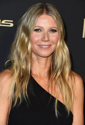 Close up of Gwyneth Paltrow with long, wavy hair