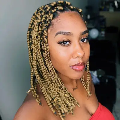 Bob Braids Golden