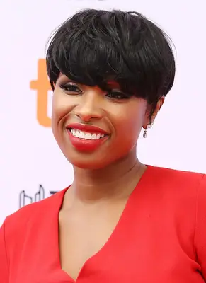 Jennifer Hudson with pixie 