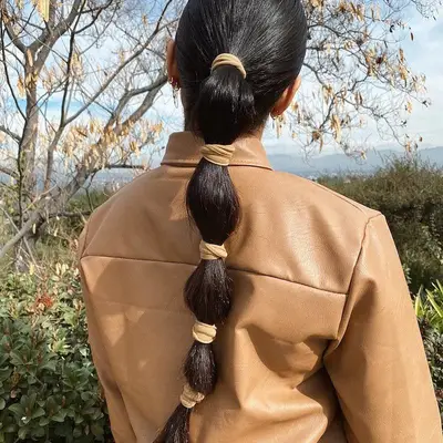 Quick and Easy Hairstyles for Long Hair Bubble Ponytail Priyanka Chopra