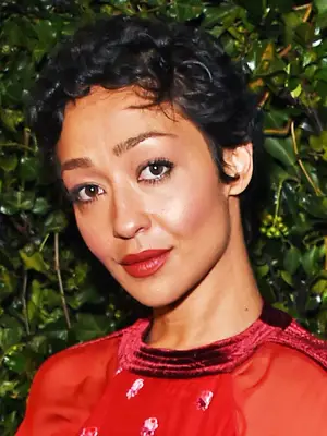 short hairstyles: Ruth Negga with a short curly haircut