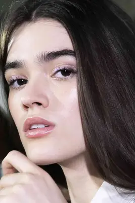 woman with long hair