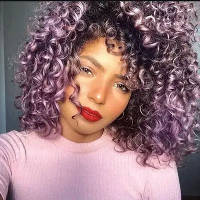 Lavender Hair Coils