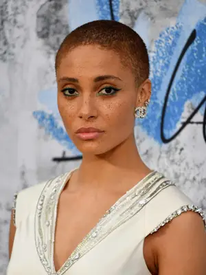 Adwoa Aboah with a ginger buzz on the red carpet