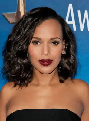 Kerry Washington with a curly lob
