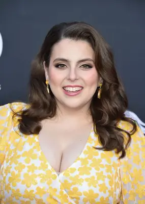 Beanie Feldstein with old Hollywood waves