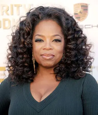 Oprah with curly lob
