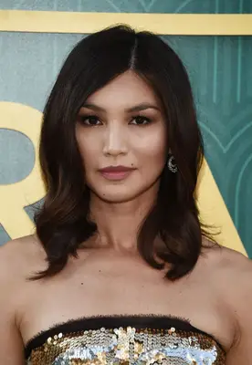 Gemma Chan with curly lob