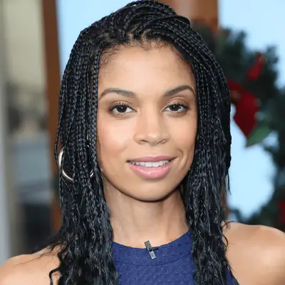 susan kelechi watson wearing mid length microbraids