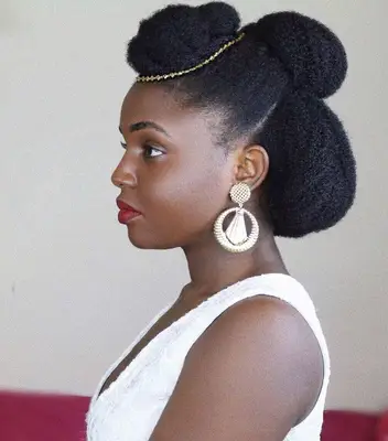 Elegant bejeweled fauxhawk 