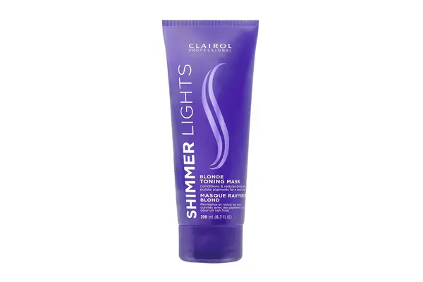 Clairol Professional Shimmer Lights Violet Toning Mask for Neutralizing 