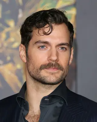 Henry Cavill with a Curly Gentleman