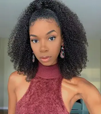 Textured sew-in updo