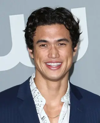 Charles Melton with messy waves 