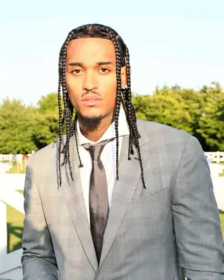Jordan Clarkson with long braids 