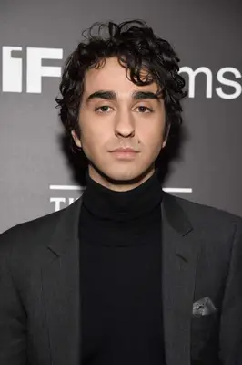 Alex Wolff with curly bangs 