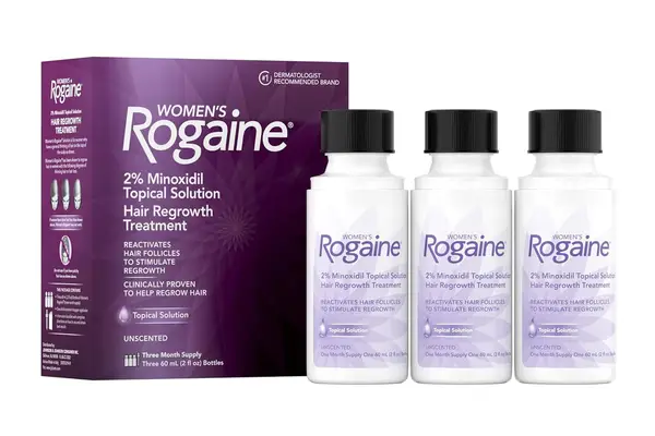 A before and after photo showing the effects of using Men