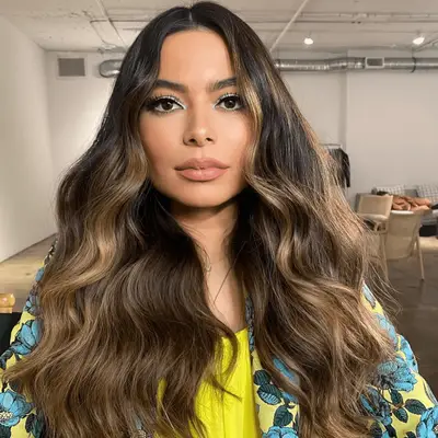 brown hair balayage beyonce