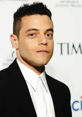 Rami Malek with a crew cut hairstyle at the 2019 Time 100 Gala in New York City