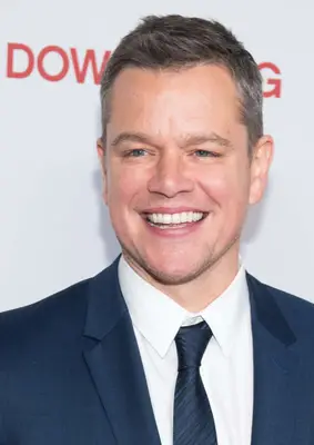 Matt Damon with a crew cut hairstyle at the 