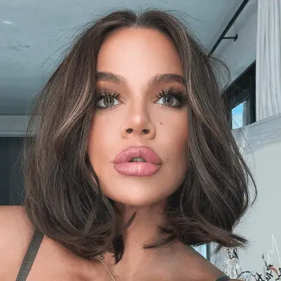 Khloe Kardashian with lob