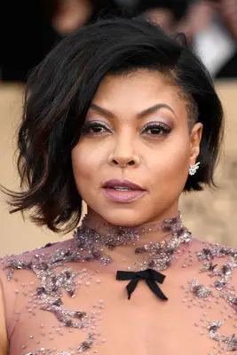 Taraji P. Henson undercut with layered bob