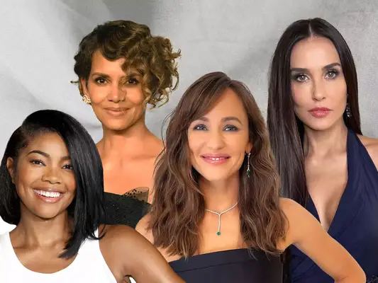 Gabrielle Union, Halle Berry, Jennifer Garner, and Demi Moore with Haircuts for Women Over 50
