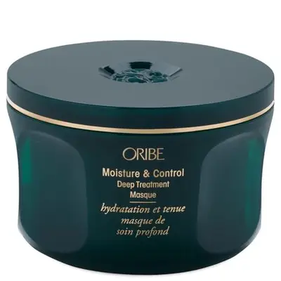 Oribe moisture and control deep treatment masque in green container