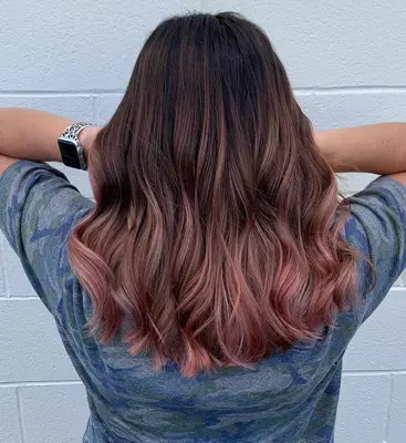 rose quartz hair