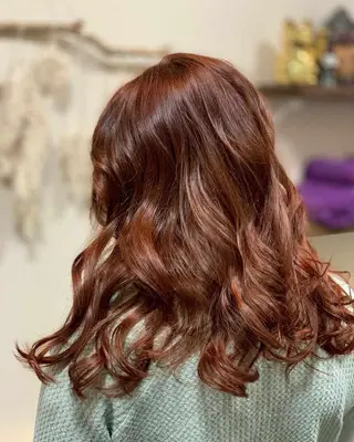 subtle strawberry brunette