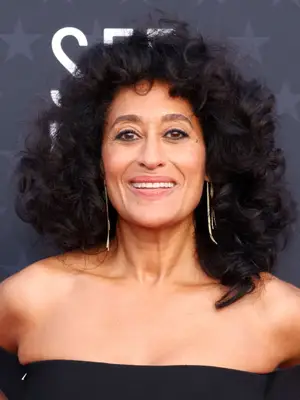 Tracee Ellis Ross with voluminous black curly hair
