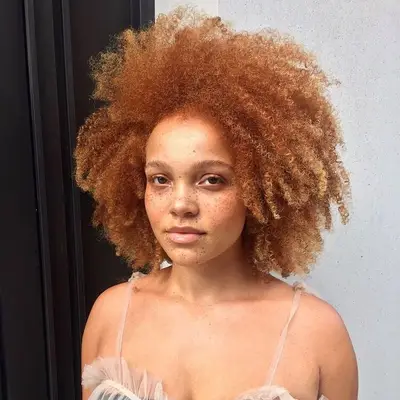 Rose Gold Hair Coral