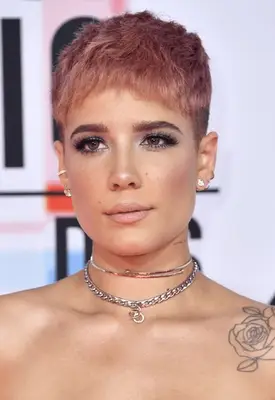 rose gold balayage bob