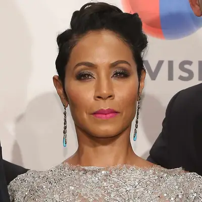 Jada Pinkett Smith wears a voluminous, pinned-back pixie cut