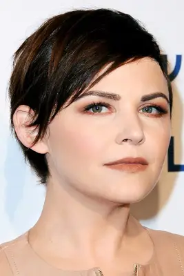 Ginnifer Goodwin with deep side-parted pixie