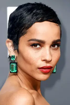 Zoe Kravitz with short pixie