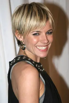 Sienna Miller with pixie long
