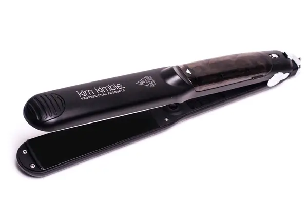 Kim Kimble Vapor Infusion Iron with Silk Argan Oil Shine Beauty Treatment